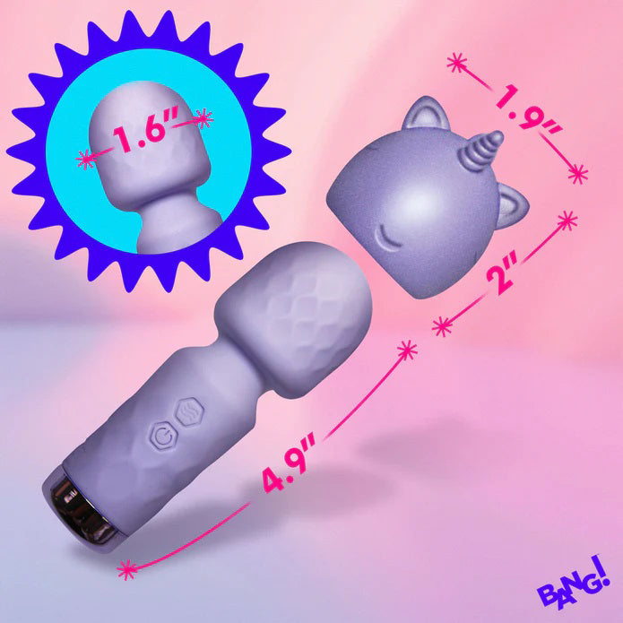 Unicorn Silicone Wand - Lavender