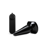"Anal Adventures - Basic Vibrating Anal Pleaser - Black BL-10605"