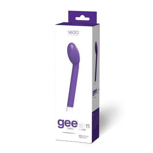 "Geeslim Rechargeable G- Spot Vibe - Indigo VI-P1003"