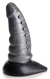 "Beastly Tapered Bumpy Silicone Dildo - Silver CC-AG878-SLV"