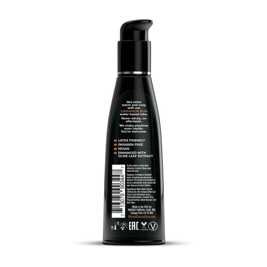 Aqua Cinnamon Bun Flavored Water Based Intimate Lubricant - 4 Fl. Oz.