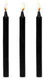 "Fetish Drip Candles 3pk - Black MS-AG364-BLK"