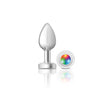 "Light Up Silver Metal Plug - Medium VB-CC9139"