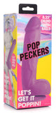 "Pop Pecker 8.25 Inch Dildo With Balls - Purple POPP-AG768-PUR"
