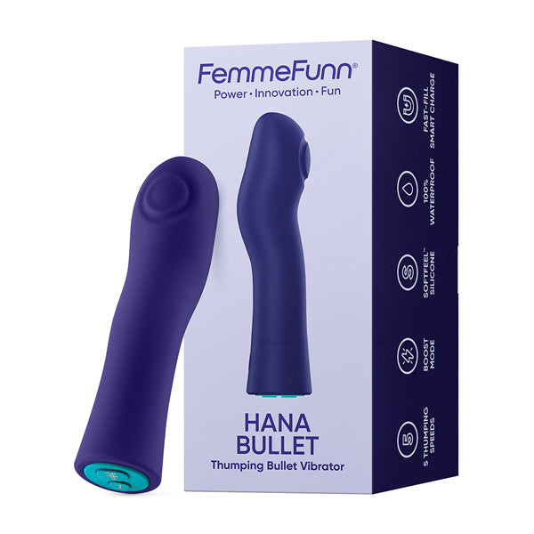 "Hana Bullet Thumping Vibrator - Purple FF-1050-2D"