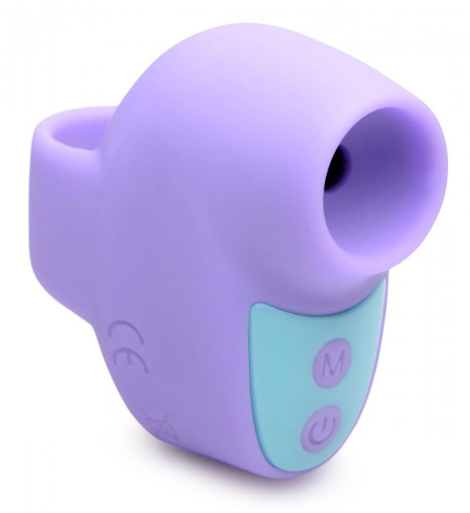 "Shegasm Mini 12x Mini Silicone Clit Stimulator - Purple INM-AG731"