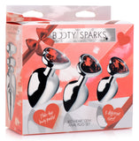 "Red Heart Gem Anal Plug Set BTYS-AG694"