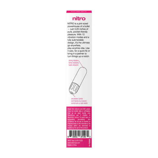 Nitro Rechargeable Bullet - Pink