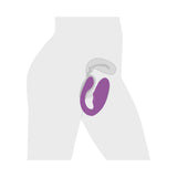 7x Pulse Pro Pulsating and Clit Stim Vibe with Remote