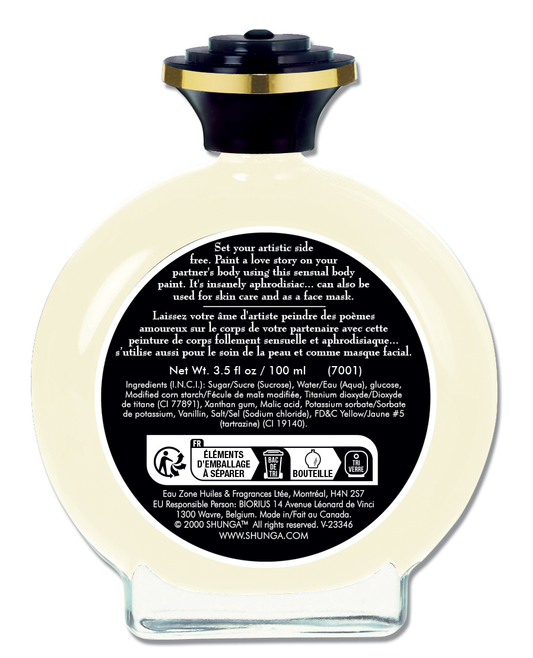 Edible Body Paint - Vanilla & Chocolate Temptation - 3.5 Fl. Oz. / 100 ml