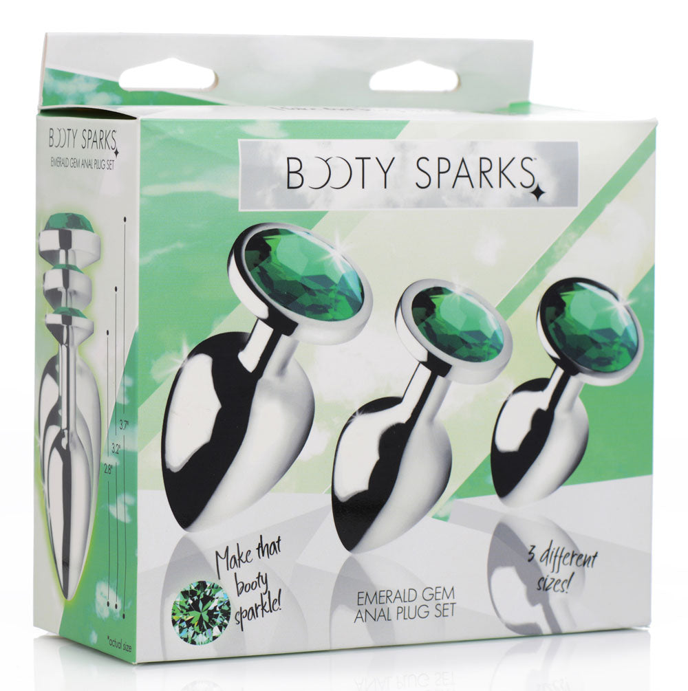 "Emerald Gem Anal Plug Set BTYS-AG190"