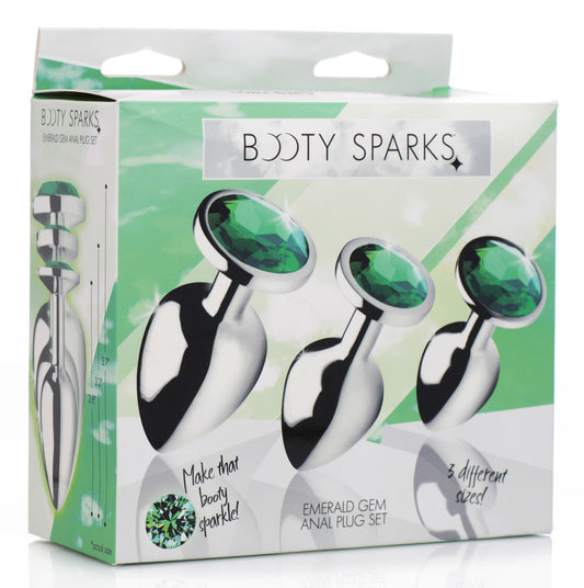 "Emerald Gem Anal Plug Set BTYS-AG190"