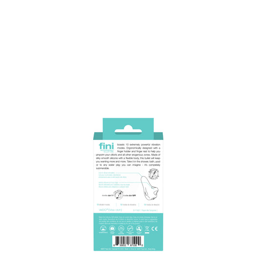 "Fini Rechargeable Bullet Vibe - Turquoise VI-F1601"