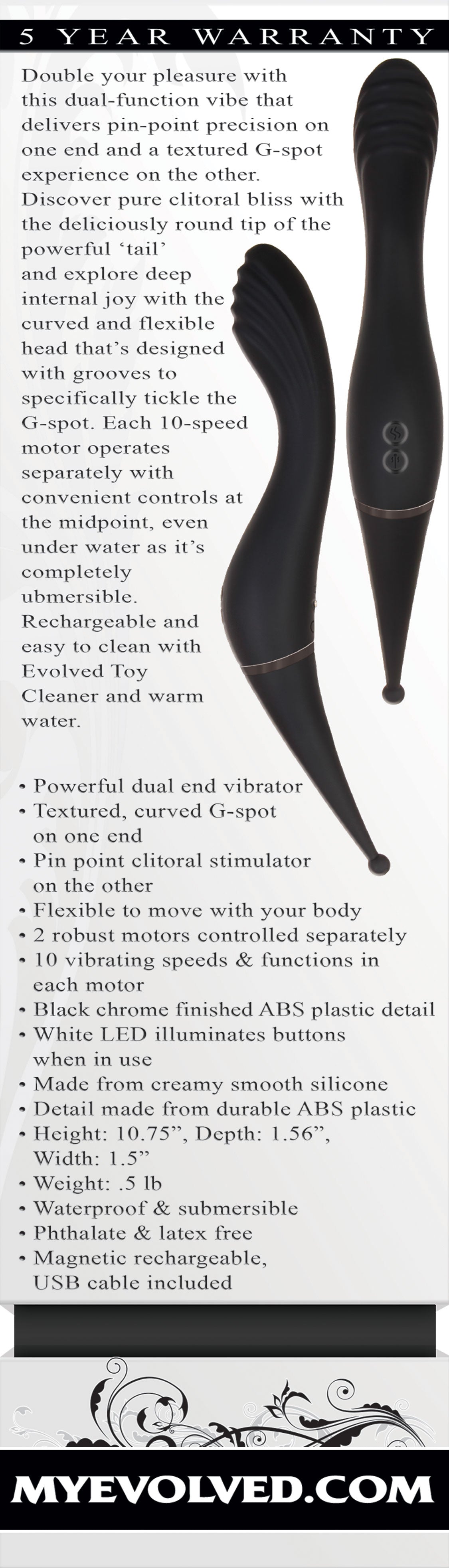 "Tantalizing Teaser - Black EN-RS-8713- 2"