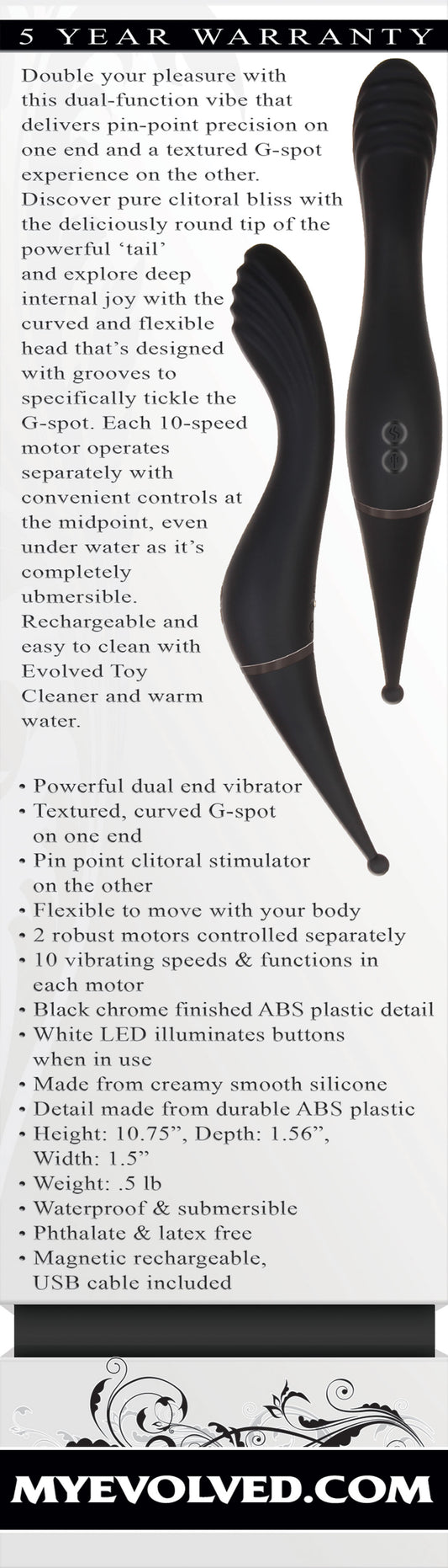 "Tantalizing Teaser - Black EN-RS-8713- 2"
