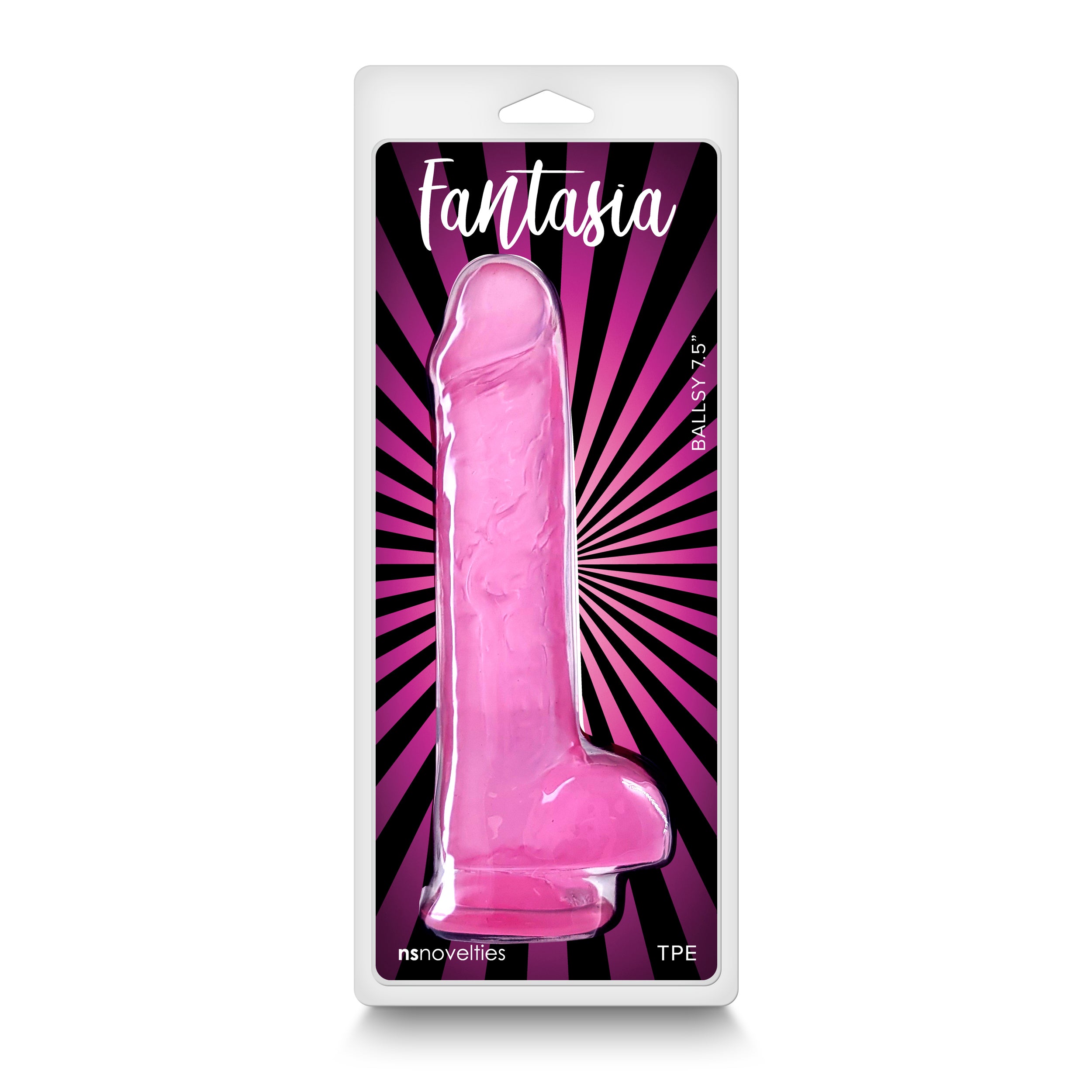 "Fantasia - Ballsy 7.5 Inch - Pink NSN-0382-64"