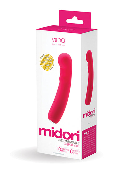 "Midori Rechargeable G-Spot Vibe - Foxy Pink VI-P2009"