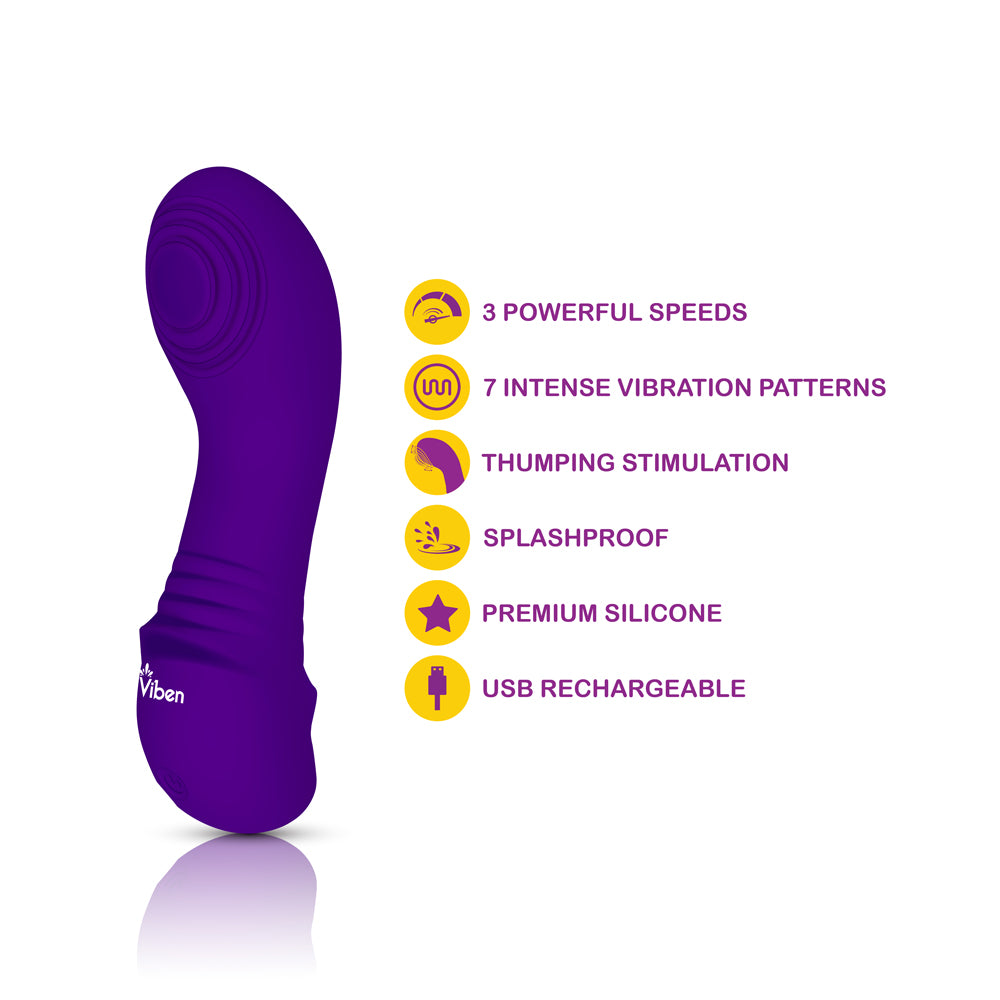 Sebela Mini Thumping G-Spot Vibe - Violet