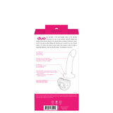 Duo Semi-Realistic Dildo With Harness - Pink/purple