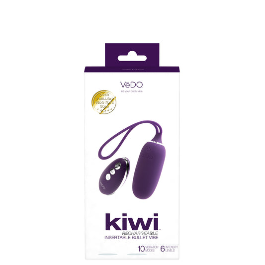 "Kiwi Rechargeable Insertable Bullet - Deep Purple VI-B0613"