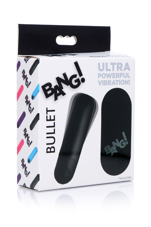 "Bang Vibrating Bullet With Remote Control - Black BNG-AG366-BLK"