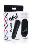"Bang Vibrating Bullet With Remote Control - Black BNG-AG366-BLK"