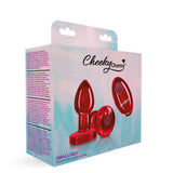 "Vibrating Red Metal Remote Plug - Small VB-CC9142"
