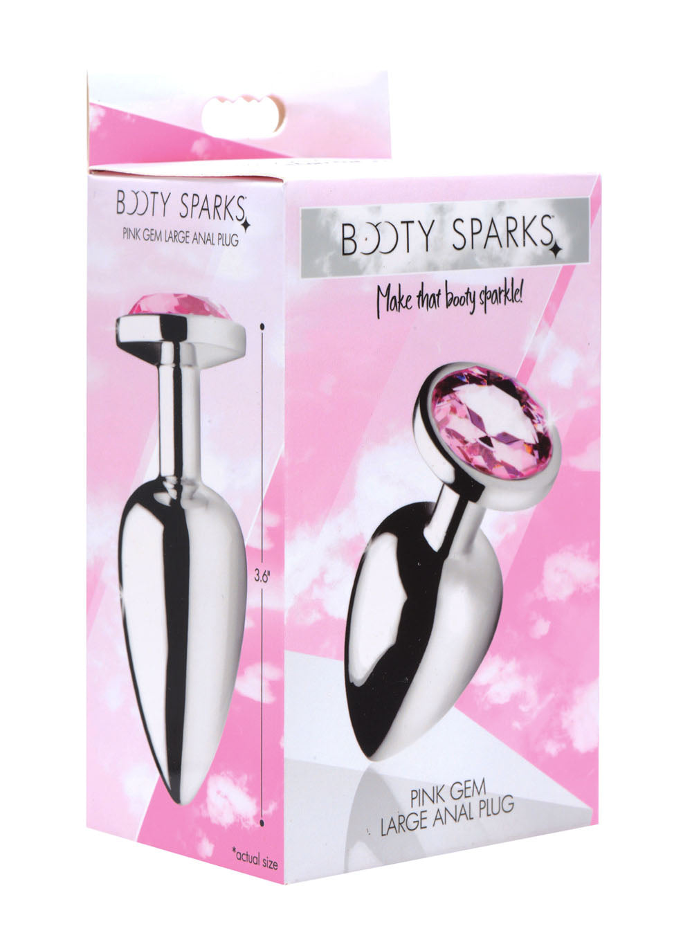 "Pink Gem Anal Plug - Large BTYS-AF631-LARGE"