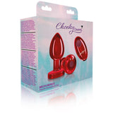 "Vibrating Red Metal Remote Plug - Medium VB-CC9143"