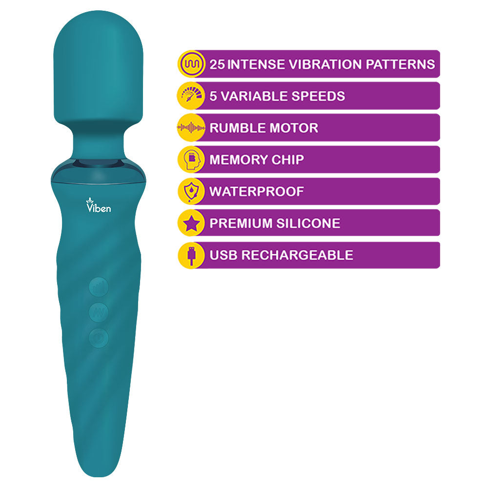 Fierce Wand Massager - Ocean