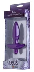 "Aria Vibrating Silicone Anal Plug - Small TV-AD330-SMALL"