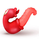 "Lickgasm Lick Lasher Licking Vibrator - Red LG-AH831"