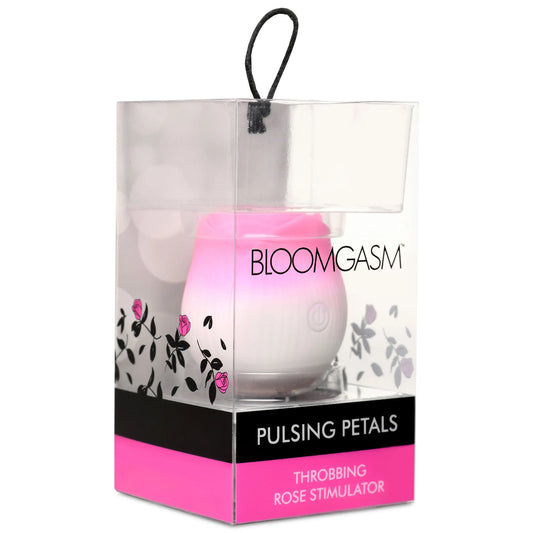 "Pulsing Petals Throbbing Rose Stimulator - Pink INM-AH387-PNK"