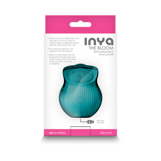 "Inya - the Bloom - Teal NSN-0554-77"