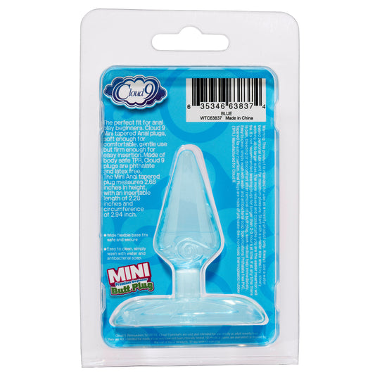 "Mini Premium Beginner Butt Plug - Blue WTC63837"