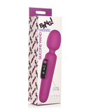 "Bang Digital Silicone Wand - Purple BNG-AH451"