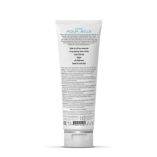Simply Aqua Jelle Fragrance Free Lubricant - 4 Fl. Oz.
