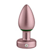 "Bougie Plug Anodized Aluminum Butt Plug - Rose Gold FF-1052-08"