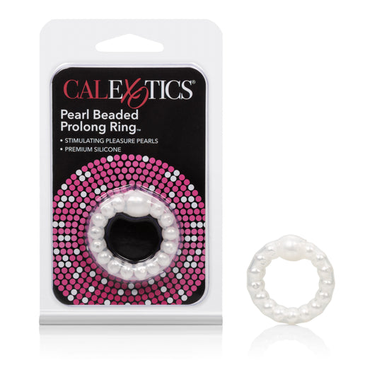 Pearl Beaded Prolong Rings - White SE1425222