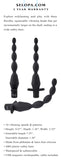 "Vibrating Butt Beads - Black SL-RS-3342-2"