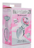 "Pink Gem Glass Anal Plug - Medium BTYS-AG430-MED"