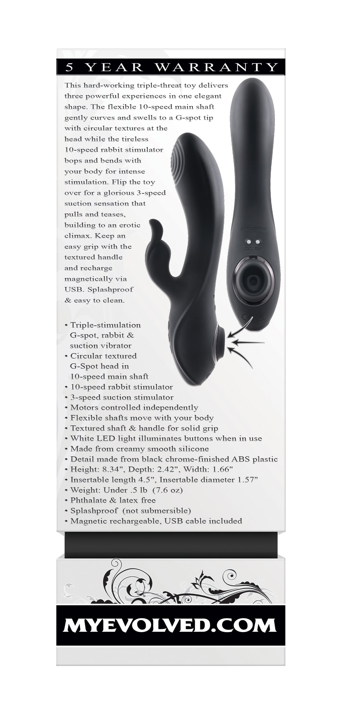 "Rabbit Hole - Black EN-RS-8805-2"