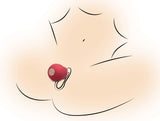 Inmi - Bloomgasm Wild Rose Silicone Suction Stimulator - Red