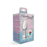 Light Up Silver Metal Plug - Medium