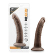 "Dr. Skin - 7 Inch Cock With Suction Cup - Chocolate BL-12706"