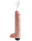 King Cock 10 Inch Squirting Cock With Balls - Light PD5604-21