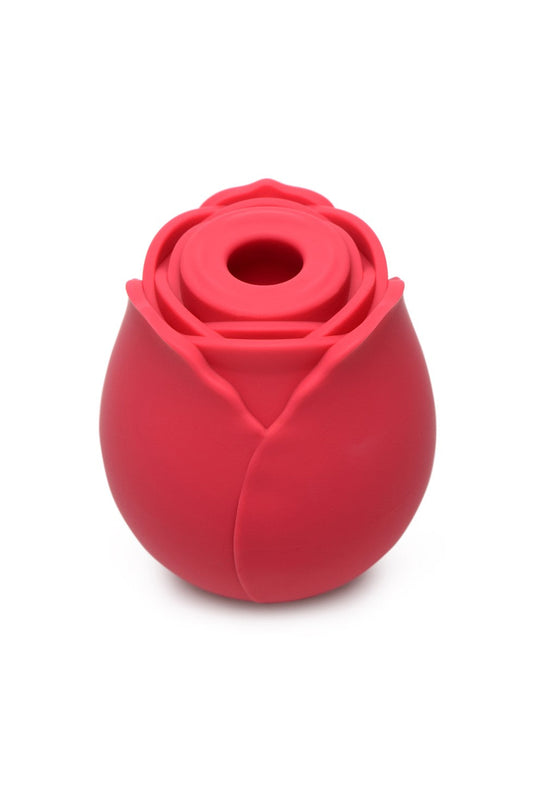 Inmi - Bloomgasm Wild Rose Silicone Suction Stimulator - Red INM-AG776