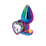 Rear Assets - Multicolor Heart - Medium - Clear NSN0962-21