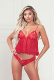 Two Piece Camidoll Set - One Size - Red STM-11373PRDOS