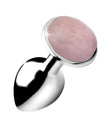 Rose Quartz Anal Plug - Small BTYS-AG734-SML